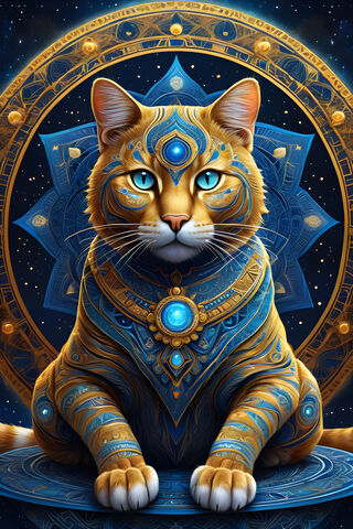 Mandala Cat 1