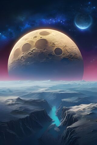 Moon and Universe