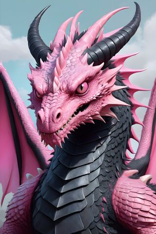 Majestic Pink Dragon 🐉✨