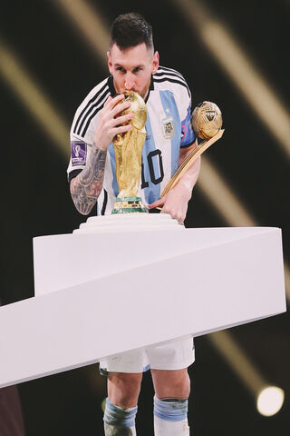 Messi's Triumph: A Mome..