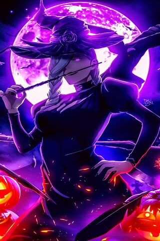 Enigmatic Witch Under t..