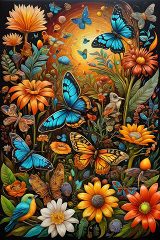 Magical Butterfly Garden