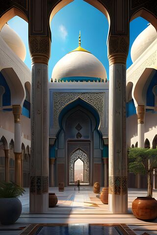 Majestic Courtyard of S..