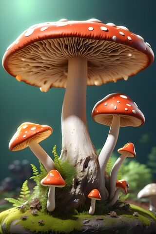 Whimsical Wonders: The Enchanted Mushroom Grove 🍄✨