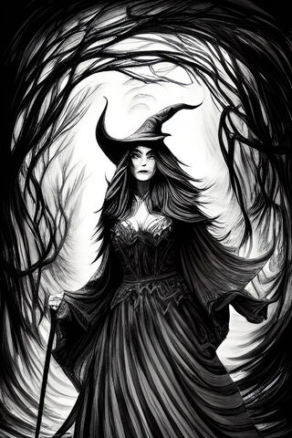 Enigmatic Sorceress