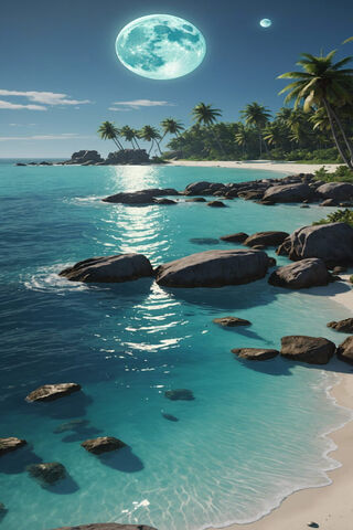 Moonlit Beach 8
