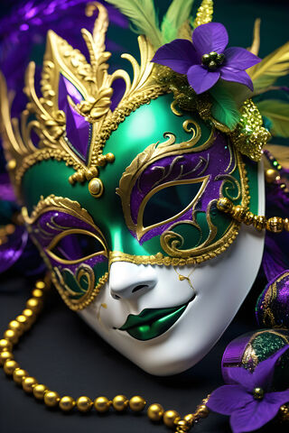 Mardi Gras Mask