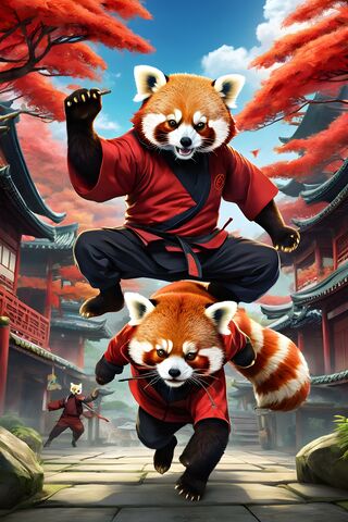Red Panda Warriors in A..