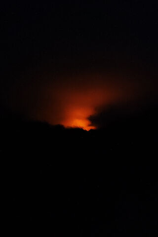 Midnight Sky On Fire