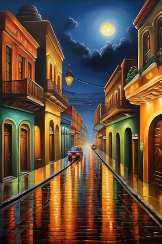 Moonlit Streets 🌙✨