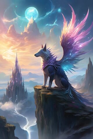 Celestial Guardian 🐺✨