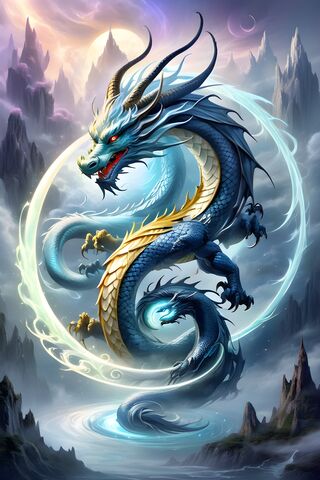 Majestic Dragon of the Elements 🐉✨