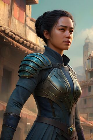 Warrior in a Mystical City