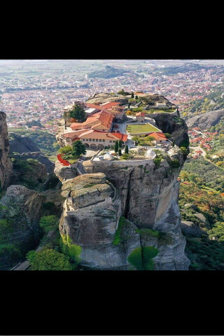 Majestic Monastery on a Cliff 🏞️⛪
