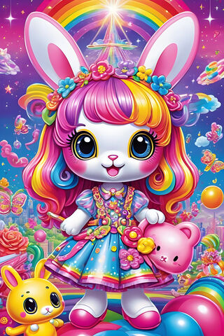 Melody Frank: The Colorful Bunny of Joy 🌈🐰