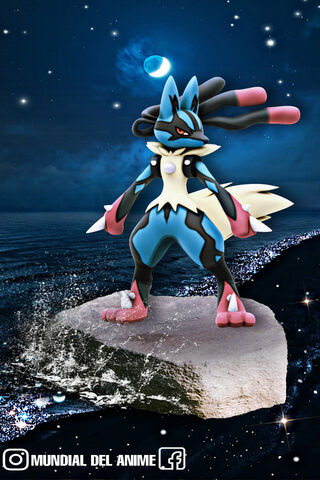 Lucario's Cosmic Stance 🌌✨