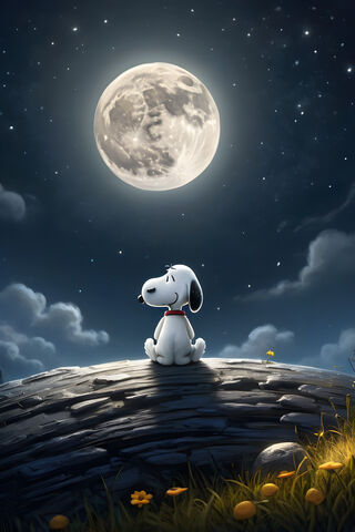 Snoopy's Moonlit Dream ..