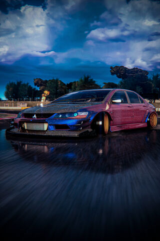 Stunning Mitsubishi Evo..
