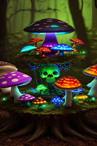 Enchanted Mushroom Grov..