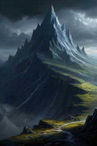 Majestic Peaks: Nature'..