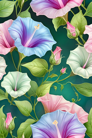 Morning Glory Flowers