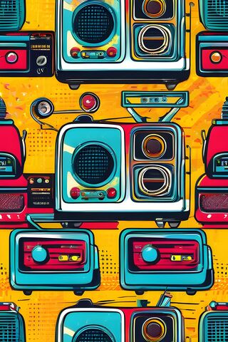 Retro Tech Vibes 🎶📺