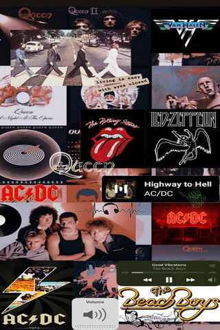 Rock Legends Collage 🎸✨