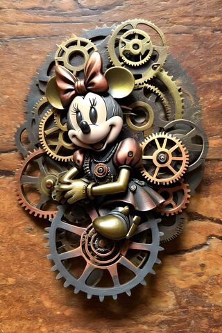 Steampunk Minnie Mouse 🐭⚙️