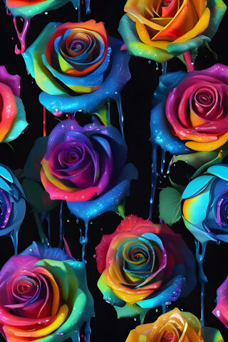 Multi Color Rose