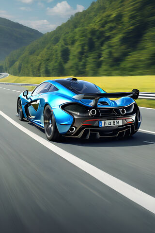 Mclaren On Autobahn