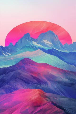 Dreamy Mountain Sunset ..