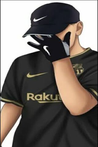 Mysterious Fan in Black ⚽🖤