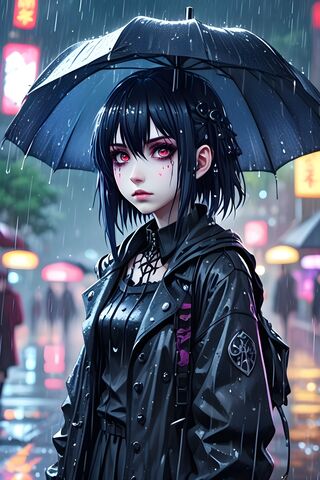 Rainy Night in the City 🌧️🌆