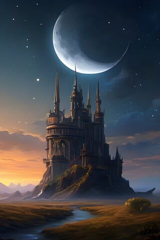 Enchanted Moonlit Castl..