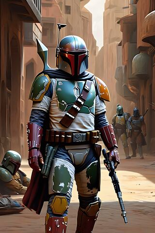 Bounty Hunter in the Desert 🌌🔫
