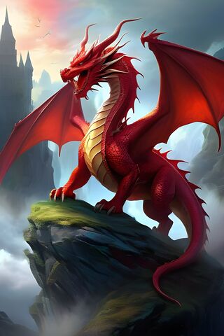 The Fiery Guardian of the Skies' 🐉🔥