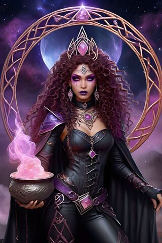 Magic Purple Witch