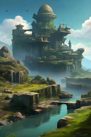 Enchanted Fortress in a..