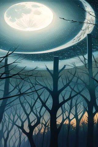 Enchanted Moonlit Forest 🌙🌲