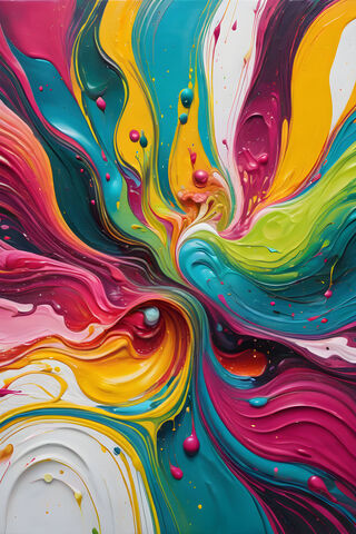 Middle Paint Swirl