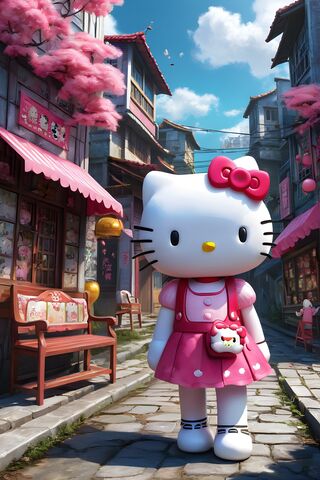 Hello Kitty's Charming Adventure 🌸✨