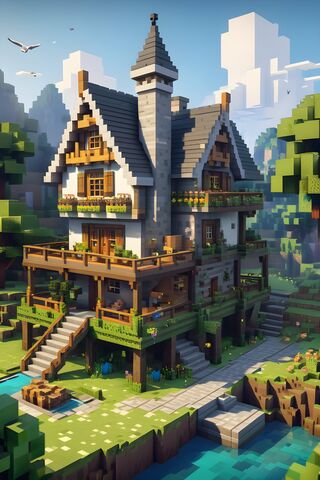 Charming Minecraft Cott..