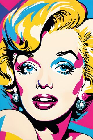 Vibrant Icon: Marilyn Monroe 🎨✨