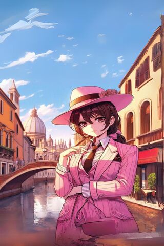 Stylish Stroll in Venice 🌊🎩