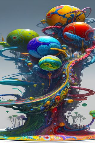 Whimsical Colorful World 🌈✨