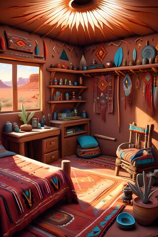 Navajo Womans Bedroom