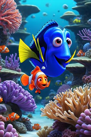 Nemo and Dory