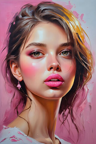 Nataliya Gotsiy With Pink Hair