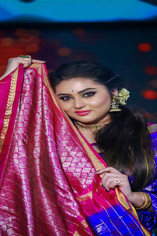 Radiant Elegance in Traditional Attire ✨