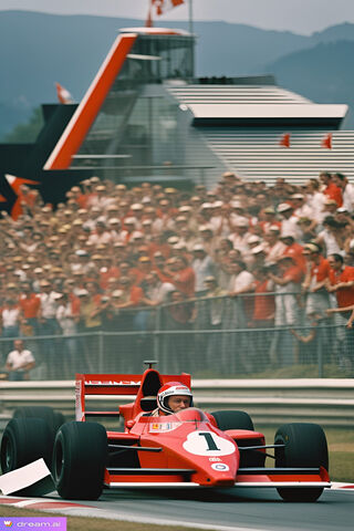 Racing Legend: Niki Lauda in Action 🏎️🔥